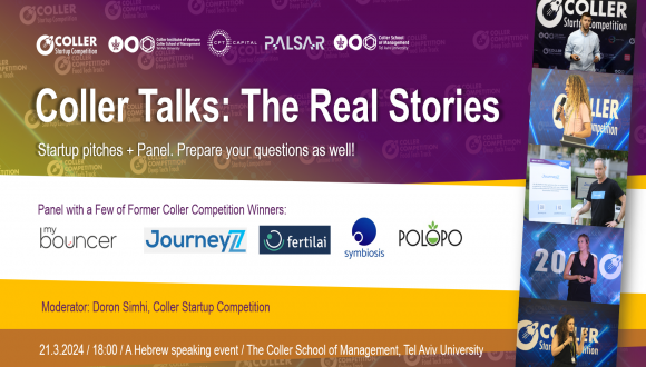  Coller Competition - Meetup#2- Coller Talks: The Real Stories