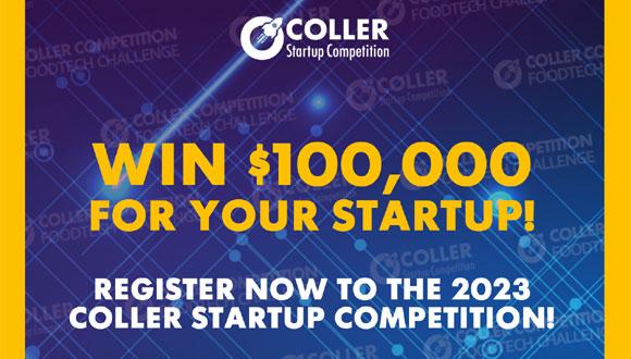Registration to the Coller Startup Competition is now open don’t miss the chance to win 100,00$