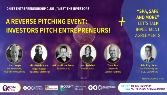  Participants at Ignite Entrepreneurship Club invites you to meet the Investors